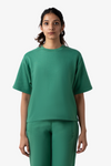 Iconic Cropped Tee - Evergreen