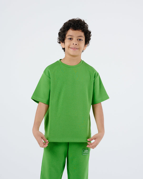 Boys Classic Regular Tee - Grass Green