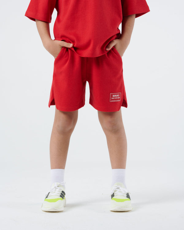 Boys Everyday Shorts - Cherry Red