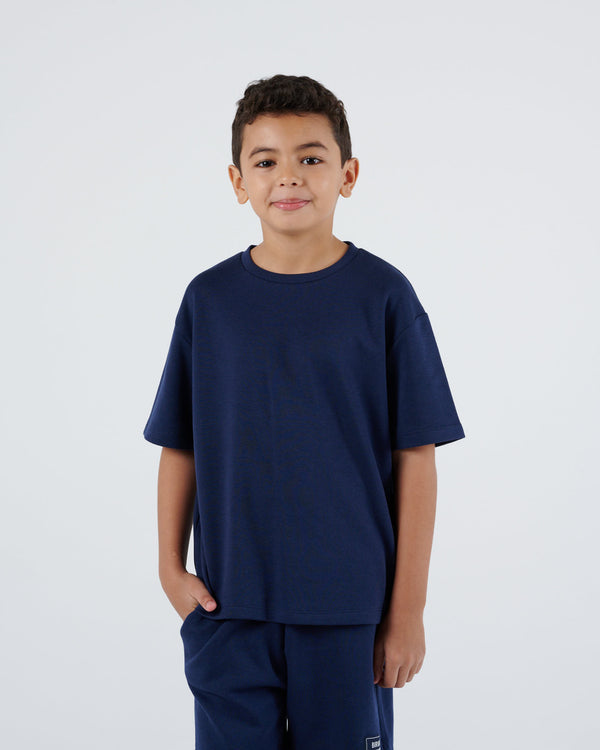 Boys Classic Regular Tee - Navy