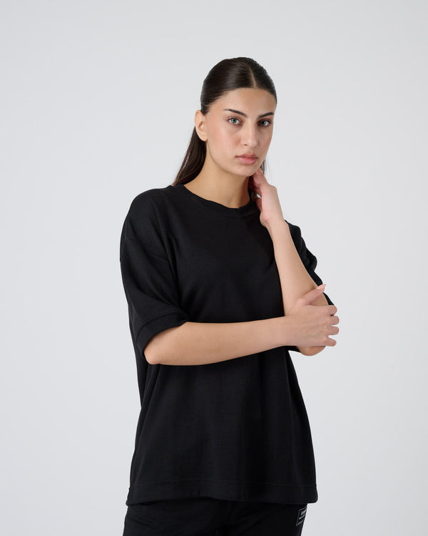 Women Classic Crew Tee - Black