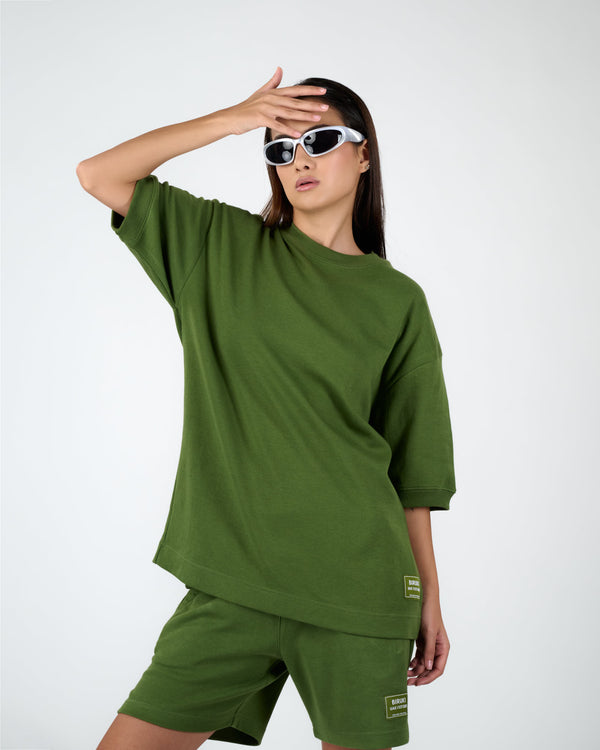 Women Everyday Crew Tee - Olive