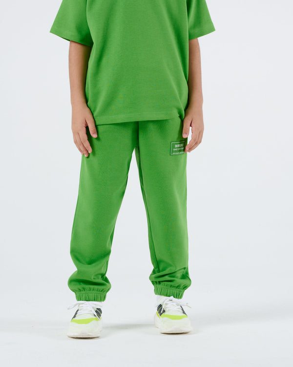 Boys Plush Joggers - Grass Greem