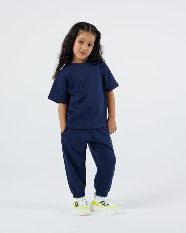 Girls Classic Regular Tee - Navy