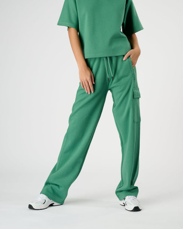 Women Foundation Cargo Joggers - Evergreen