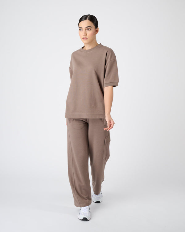 Women Classic Crew Tee - Mocha