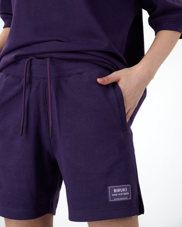 Women Everyday Shorts - Violet