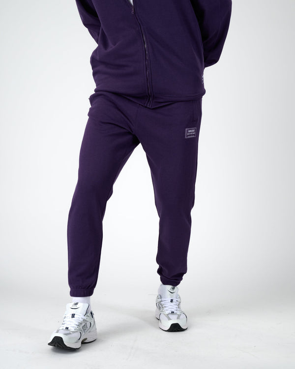 Men Plush Joggers - Violet