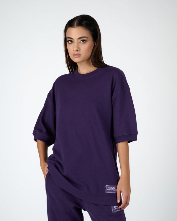 Women Everyday Crew Tee - Violet