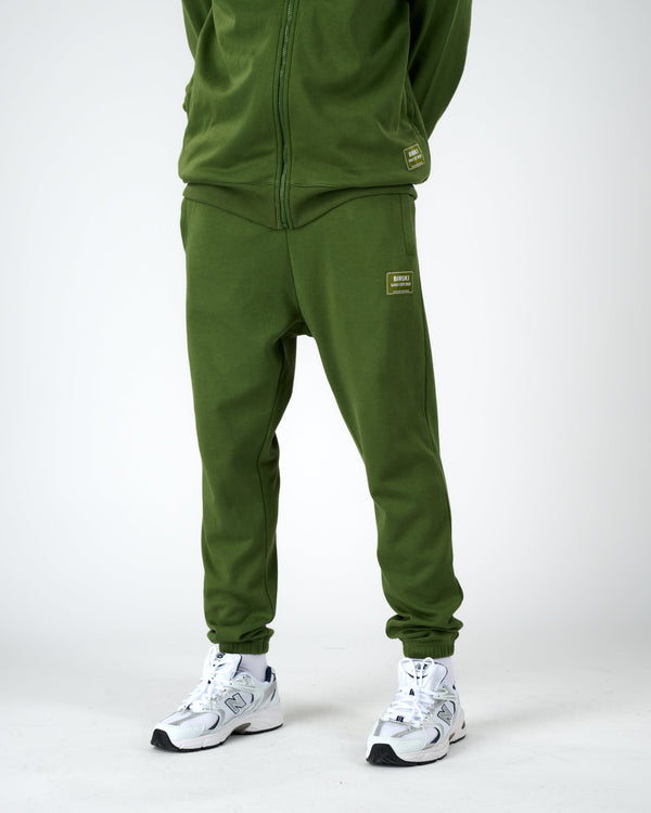 Men Plush Joggers - Olive