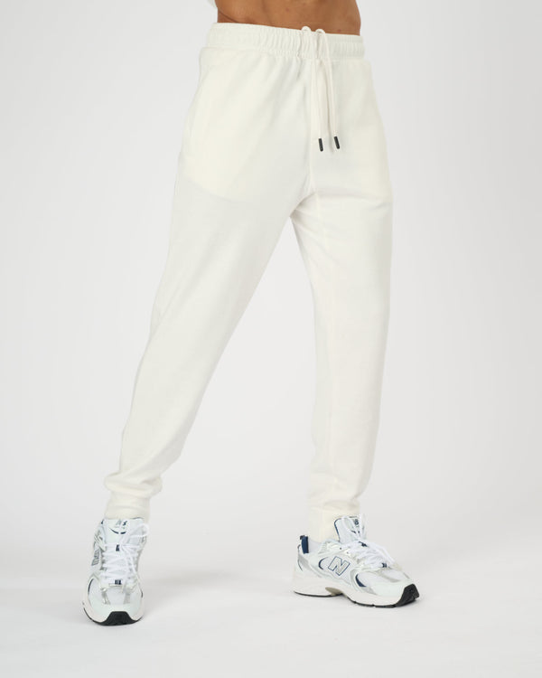 Men Foundation Track Joggers - Cream White