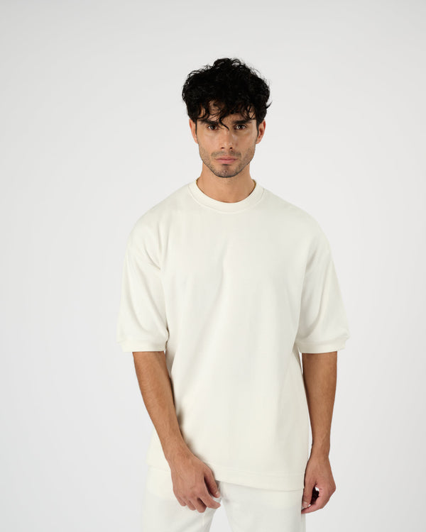 Men 365 Crew Tee - Cream White