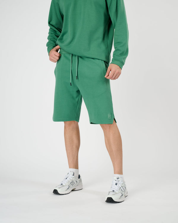 Men Raw Shorts - Evergreen