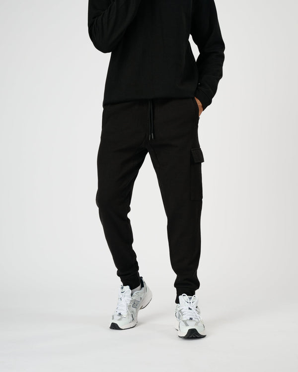 Men Foundation Cargo Joggers - Black