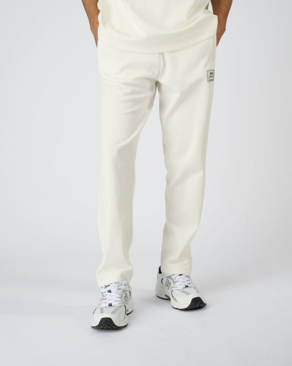 Men Slim-Fit Joggers - Cream White