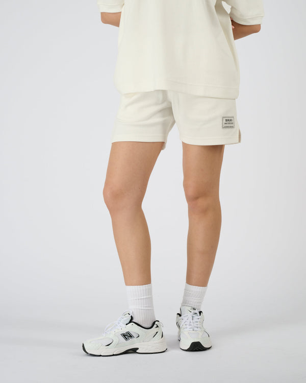 Women Everyday Shorts - Cream White