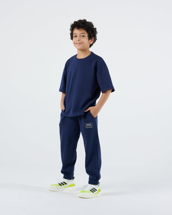 Boys 365 Oversized Tee - Navy