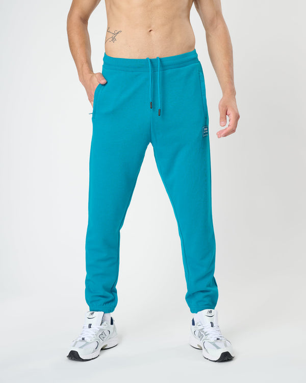 Men Plush Joggers - Deep Ocean