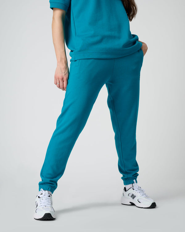 Women Plush Joggers - Deep Ocean