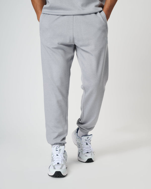 Men Plush Joggers - Glacier Gray