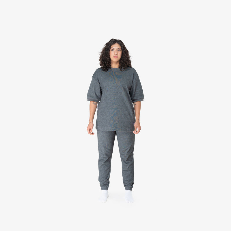 Timeless Oversized Crew Tee (W) - Charcoal