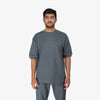 Timeless Oversized Crew Tee (M) - Charcoal
