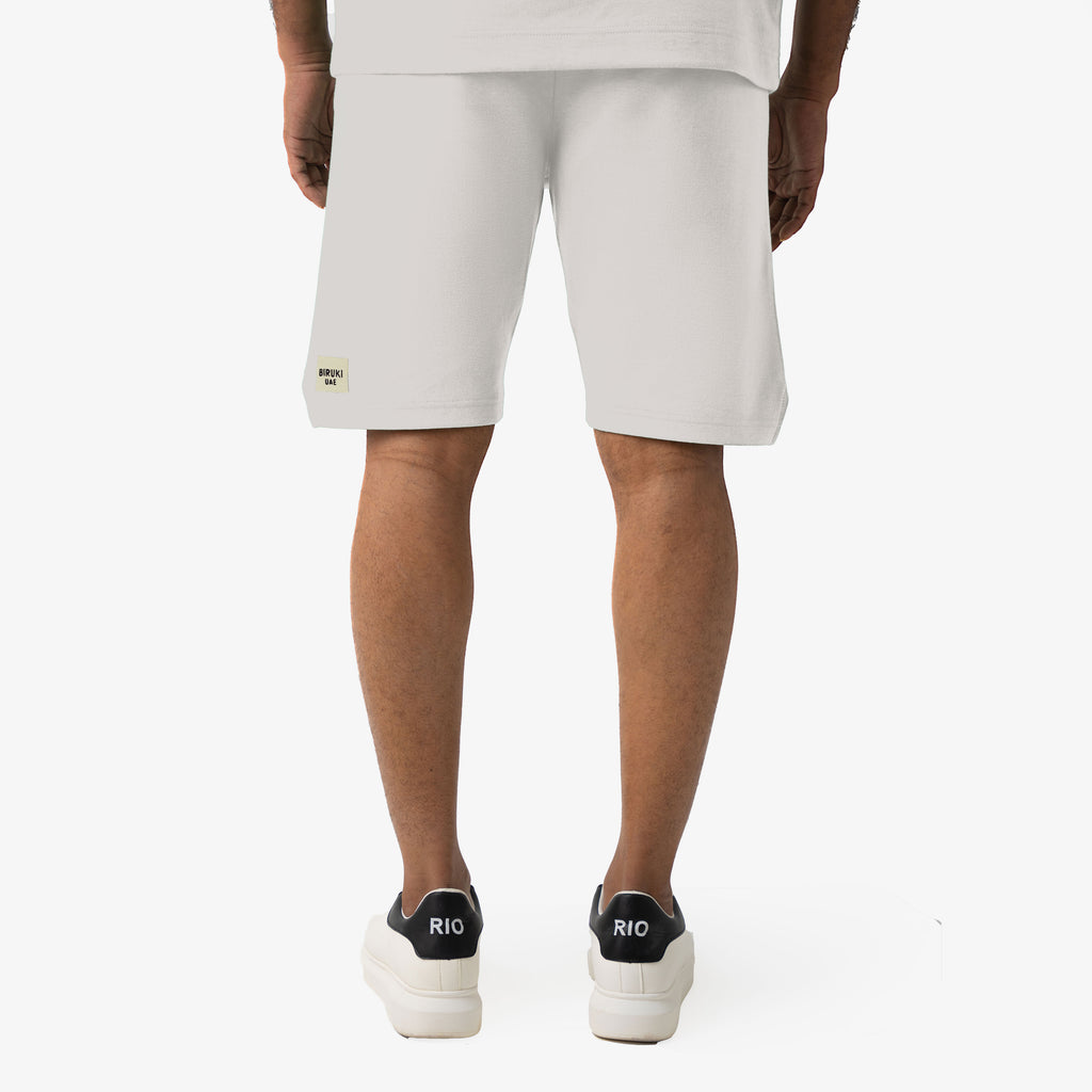 Signature Men Shorts - Cream White