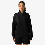 Iconic Women Zip Pullover - Black